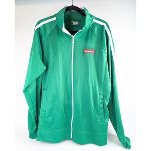 Vintage Champion Budweiser St. Louis Full Zip Green Track Jacket Men’s 2XL